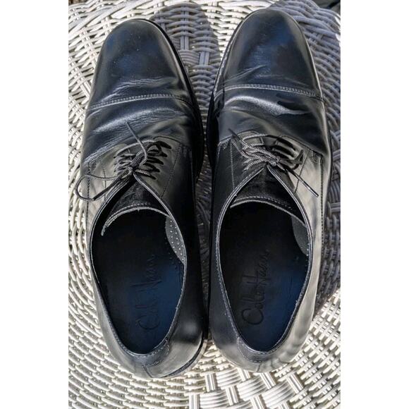 Cole Haan Air Colton Plain Oxford Men 9 M Black Leather Dress Shoe C08894 - Picture 4 of 9
